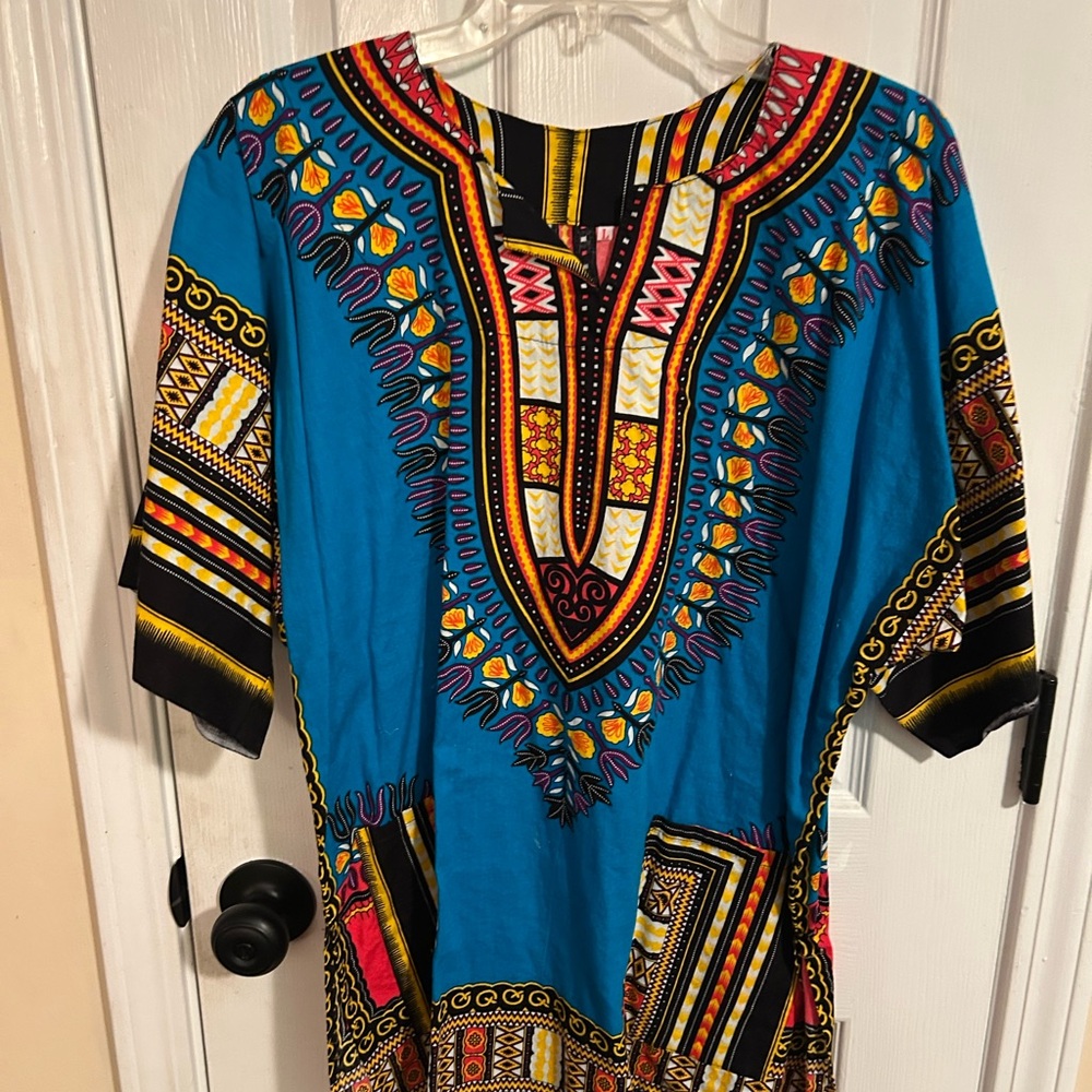 Vibrant Multicolor Dashiki men’s shirt